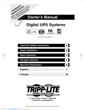 Tripp Lite Full Isolation UPS Systems none Owner's Manual