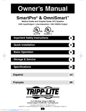 Tripp Lite OMNISMART450HG Owner's Manual