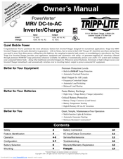 Tripp Lite PowerVerter MRV2012UL Owner's Manual