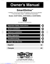 Tripp Lite Smart On SUINT3000XL Owner's Manual