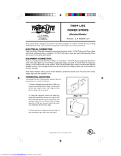 Tripp Lite Surge Protector User Manual