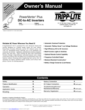 Tripp Lite Welding System Owner's Manual