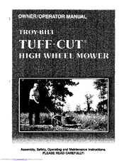 Troy-Bilt 1900678 Owner's/Operator's Manual