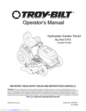 Troy-Bilt GT54 Operator's Manual
