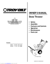 Troy-Bilt 42052 Owner's Manual