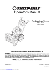 Troy-Bilt Storm 9528 Operator's Manual