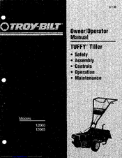 Troy-Bilt Tuffy 12065 Owner's/Operator's Manual