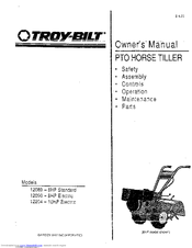 Troy-Bilt 12089-8HP Owner's Manual