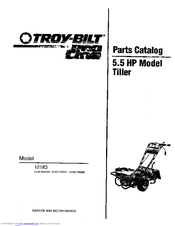 Troy-Bilt Pro-Line 12183 Parts Catalog