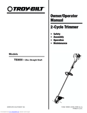 Troy-Bilt TB3000 Owner's/Operator's Manual