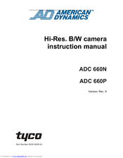 American Dynamics ADC 660P Instruction Manual