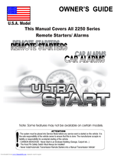 Ultra Start 2250 Series Owner's Manual