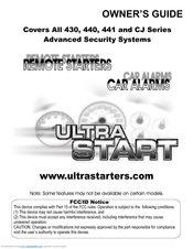 Ultra Start 441 Series Owner's Manual