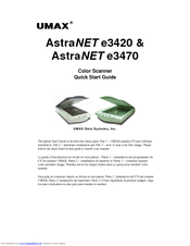UMAX Technologies AstraNET e3470 Quick Start Manual