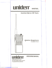 Uniden HH979XL Operating Manual