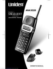 Uniden ANA 9320 Owner's Manual