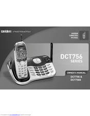 Uniden DCT756 Series Owner's Manual
