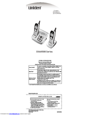 Uniden DXAI8580-2 - DXAI Cordless Phone Owner's Manual