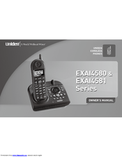 Uniden EXAI4580 - EXAI 4580 Cordless Phone Owner's Manual