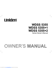Uniden WDSS 5355 Series Owner's Manual