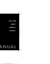Uniden EXAI 7248 SERIES Owner's Manual