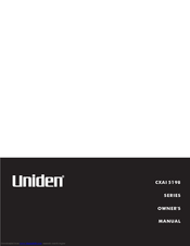 Uniden CXAI 5198 SERIES Owner's Manual