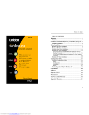 Uniden DCX200 Series Owner's Manual