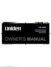 Uniden UBC-RH96 Owner's Manual