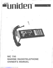 Uniden MC 790 Owner's Manual