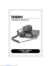 Uniden UH088SX Owner's Manual