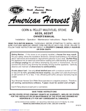 United States Stove American Harvest 6039 Owner's Manual