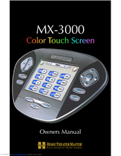 Home Theater Master MX-3000 Owner's Manual