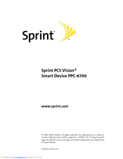 Sprint PPC-6700 Owner's Manual