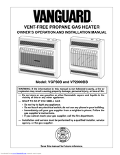 Vanguard VP2000BB Owner's Operation And Installation Manual