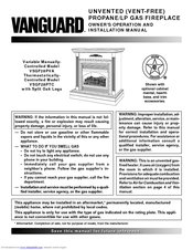 Vanguard VSGF28PTC Owner's Operation And Installation Manual