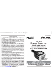 Vector BD022806 User's Manual & Warranty Information