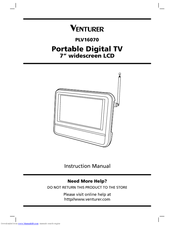 Venturer PLV16070 Instruction Manual