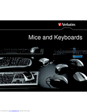 Verbatim Mice and Keyboards Brochure & Specs