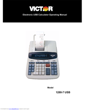 Victor 1280-7 Operating Manual