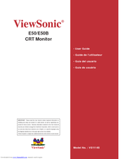 ViewSonic E50B-8 User Manual