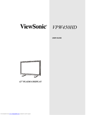 ViewSonic NextVision VPW450HD User Manual