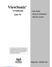 ViewSonic VT1900LED User Manual
