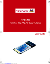 ViewSonic WPCC100 User Manual