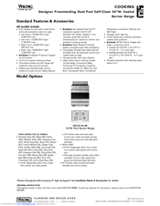 Viking DSCD130- 4BSSLP Specifications