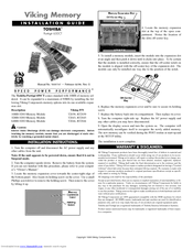 Viking Components Portege 650CT Installation Manual
