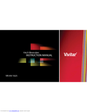 Vivitar AV-1025 Instruction Manual