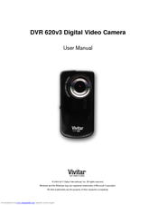 Vivitar DVR 620V3 User Manual