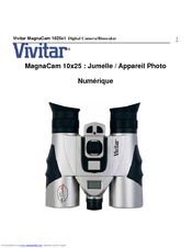 Vivitar MagnaCam 1025x1 Digital Camera/Binocular Manuel D'emploi