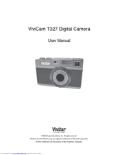 Vivitar ViviCam T327 User Manual