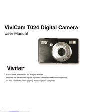 Vivitar VIVICAM T024 User Manual